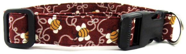 Bumble Bees Dog Collar