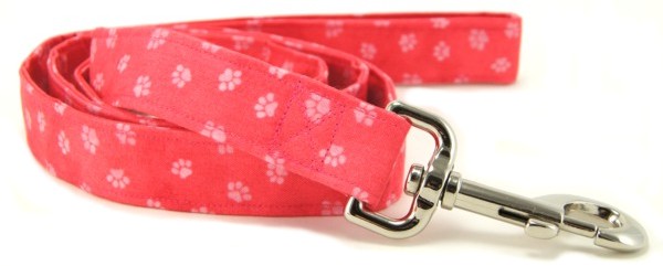 Pink Paws Dog Leash