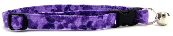 Purple Butterflies Cat Collar