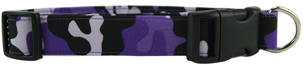 Purple Camo Dog Collar