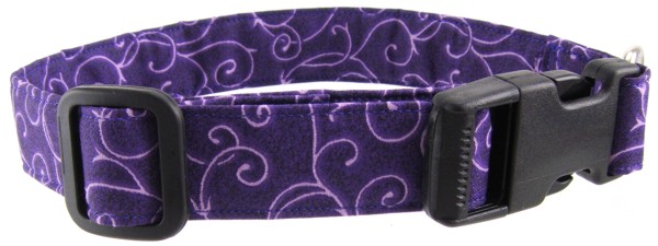Purple Swirl Dog Collar