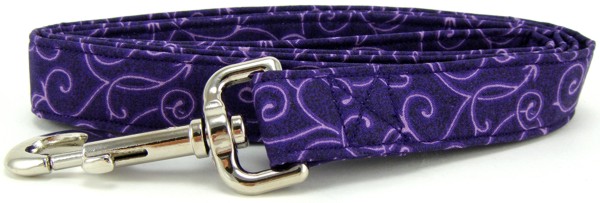 Purple Swirl Dog Leash
