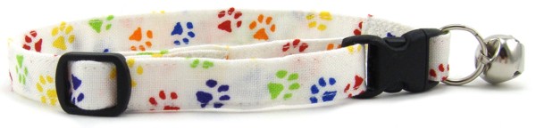 Rainbow Paws Cat Collar