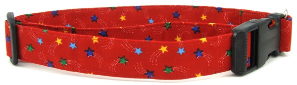 Rainbow Stars Dog Collar