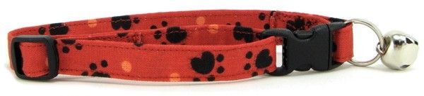 Red Heart Paws Cat Collar