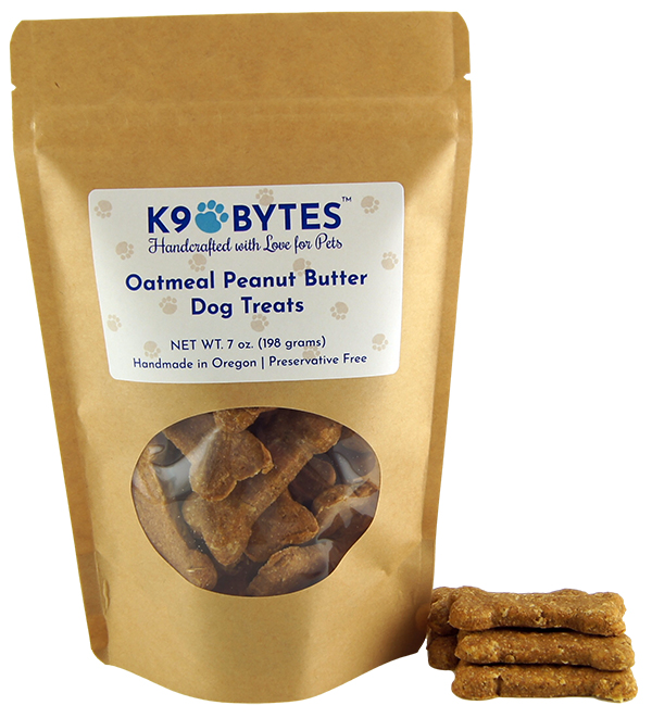 Homemade Oatmeal Peanut Butter Dog Treats