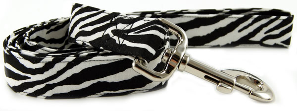 Zebra Stripes Dog Leash
