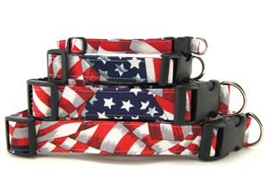 Patriotic Dog Collars