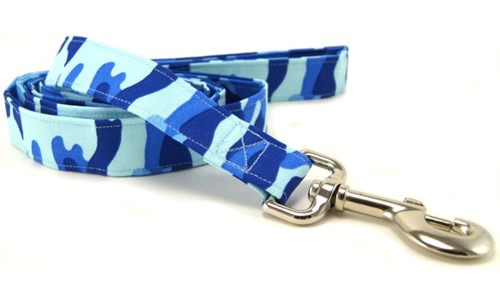 Patriotic flags and stars, camouflage and bandana dog leashes